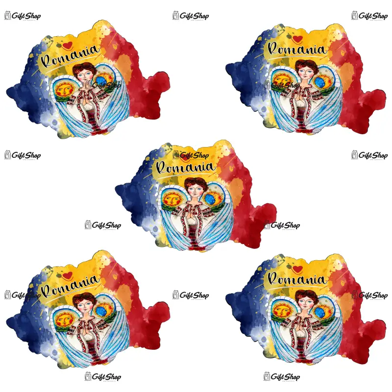 Mgs023-magnet frigider-harta romania